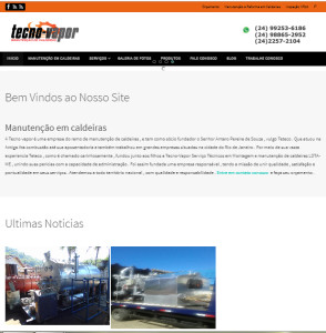 Web Site da Tecno Vapor 